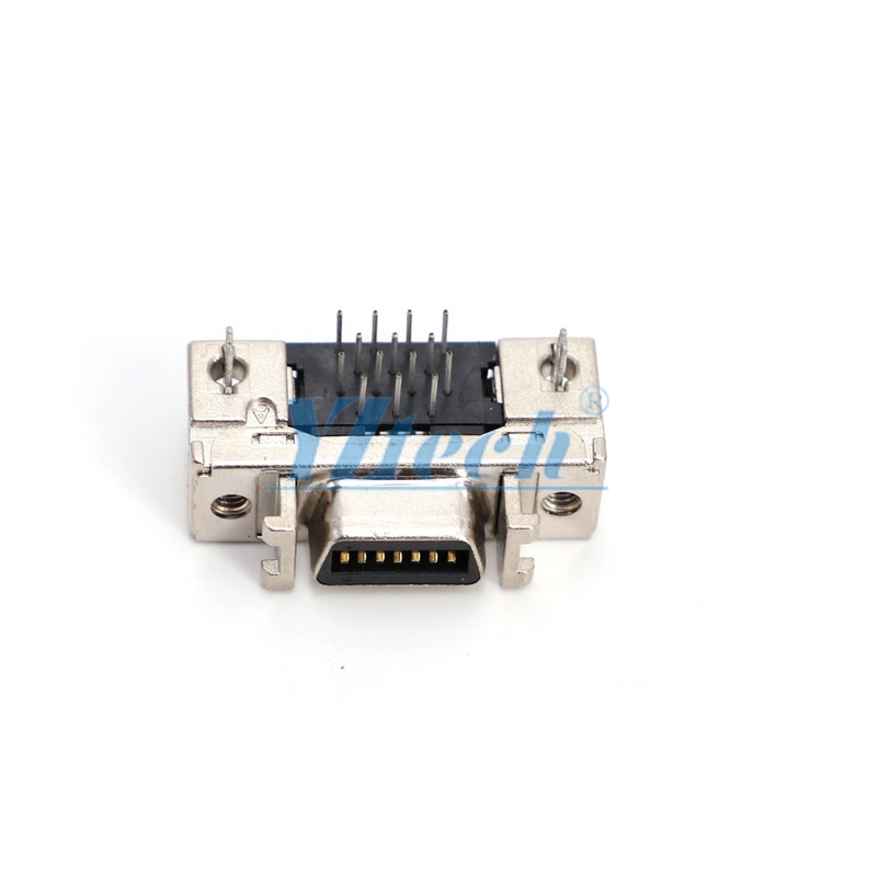 MDR連接器/SCSI-90度母座14P