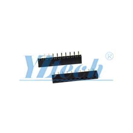 排母2.0/1*XP H:4.3 U型 180度DIP PC2.4-PC2.8 PIN位:1*2P-1*40P