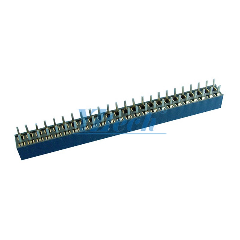 排母2.0/2*XP H:4.3 U型 180度DIP PC2.8 PIN位:2*2P-2*40P