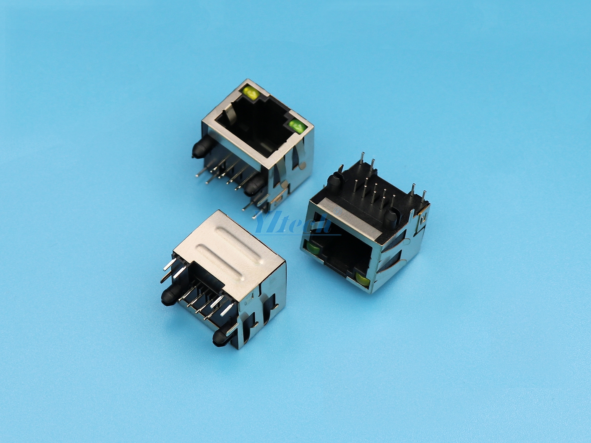 RJ45網口56+LED彈