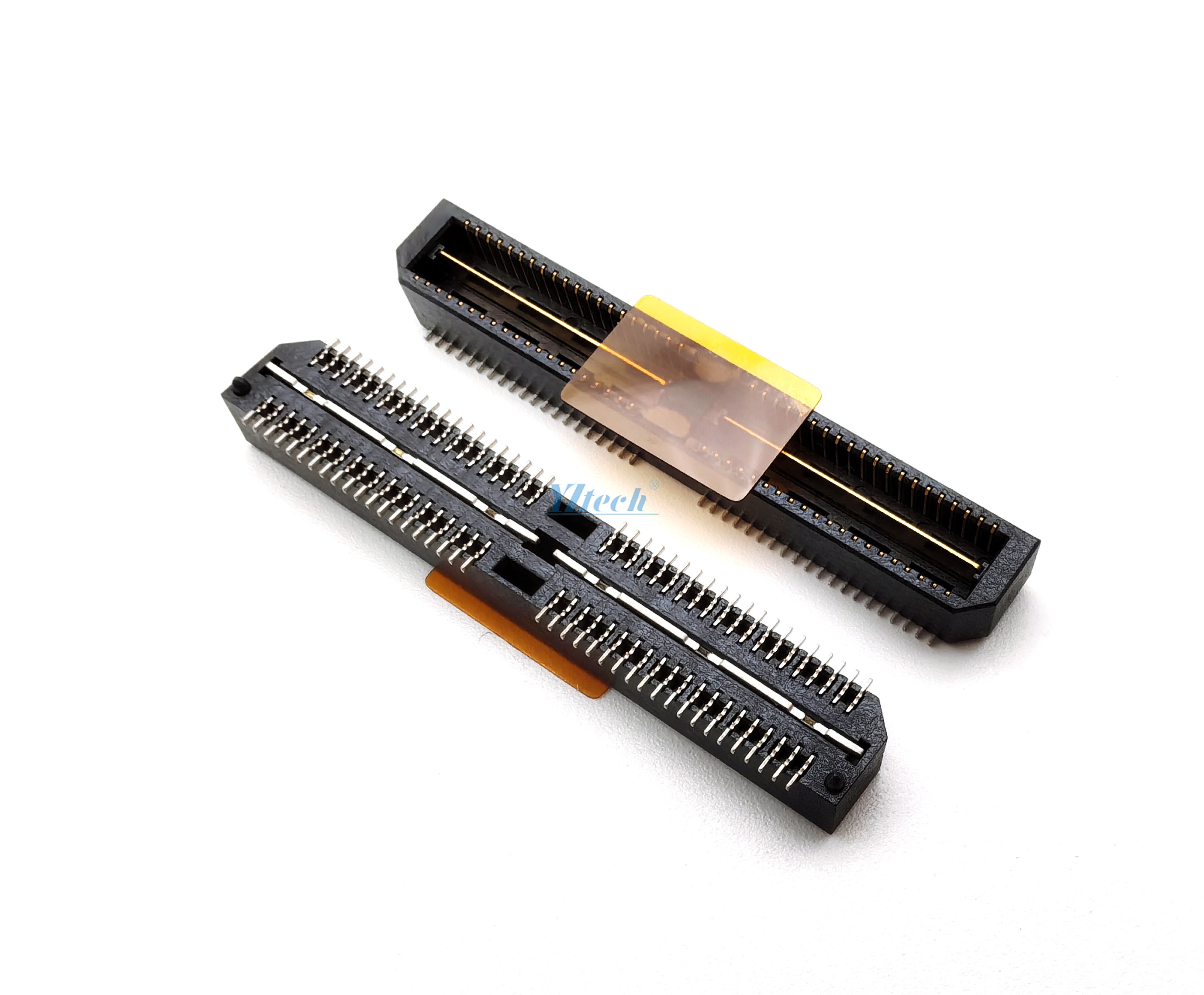 0.8mm DOUBLE ROW BTB PLUG高速闆對闆連接器：公(gōng)座QTH0.8-80P-4.26H