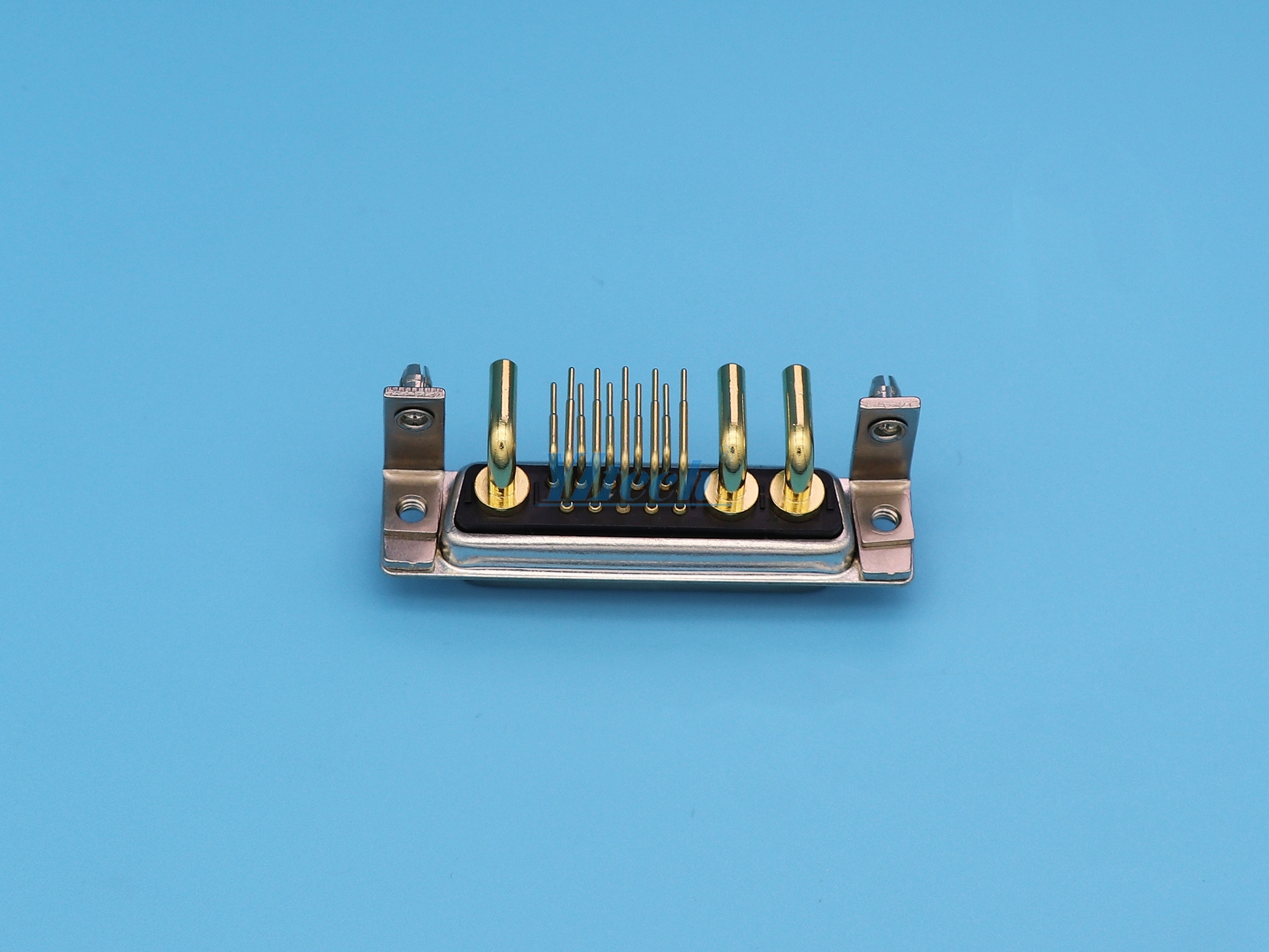 D-SUB大電(diàn)流 90度帶支架魚叉 13W3 母座 10A/20A/30A/40A